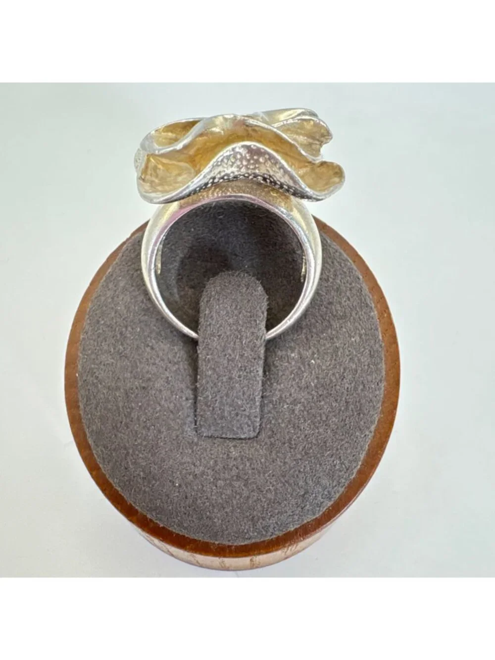 VTG Silpada Sterling Silver 925 Abstract Flower Design Band Ring Size 7